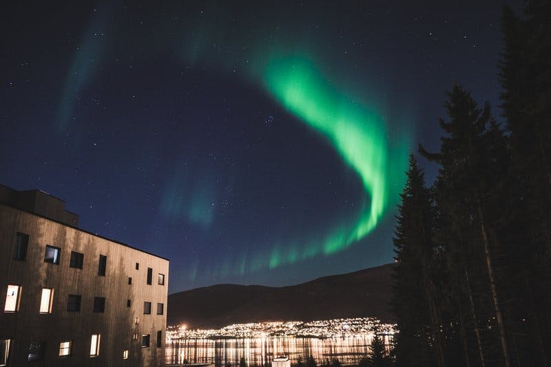 Dramsvegen Panorama bolig Tromso hybel kollektiv ute nordlys