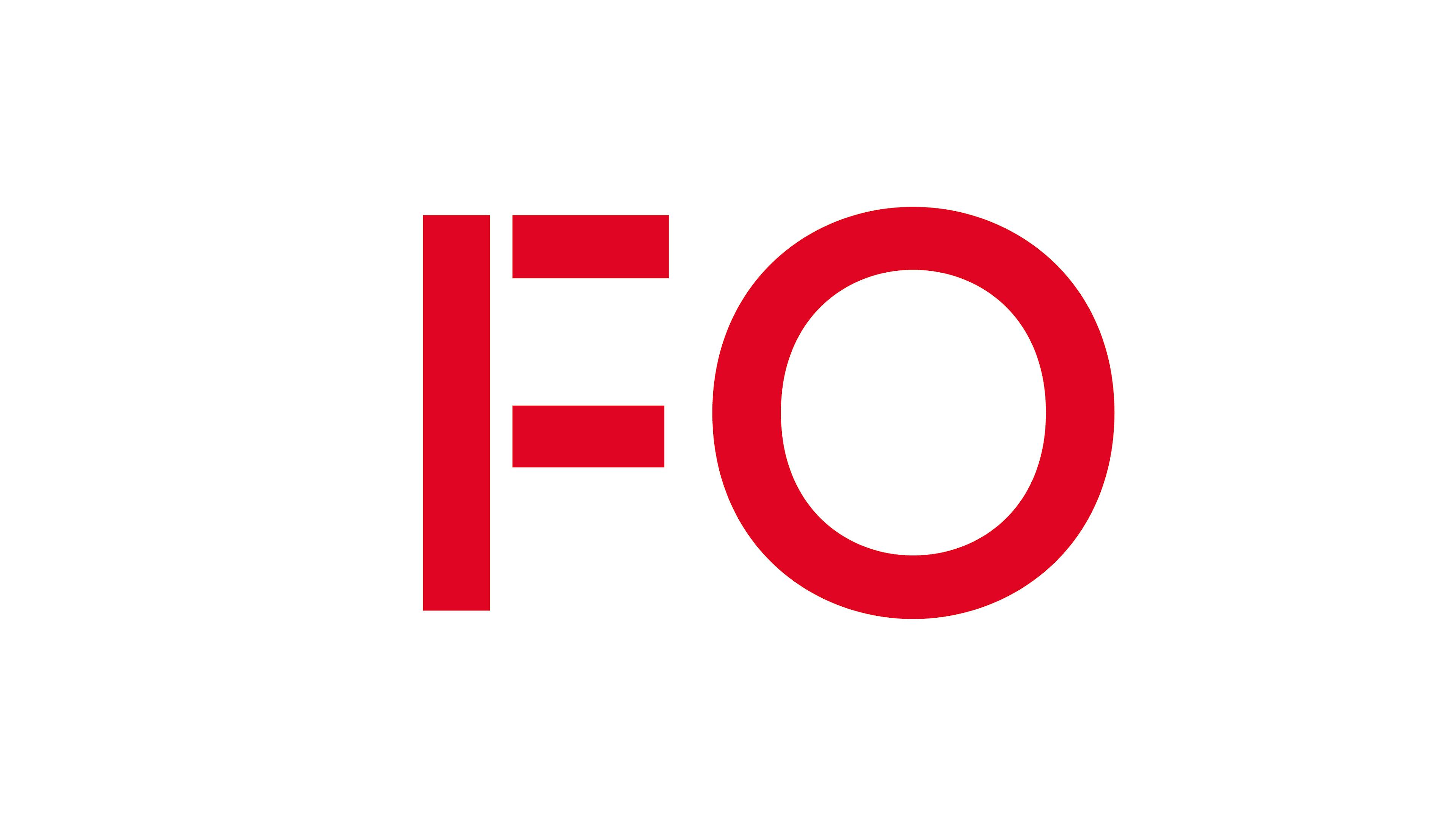 FO logo rød hvit bakgrunn