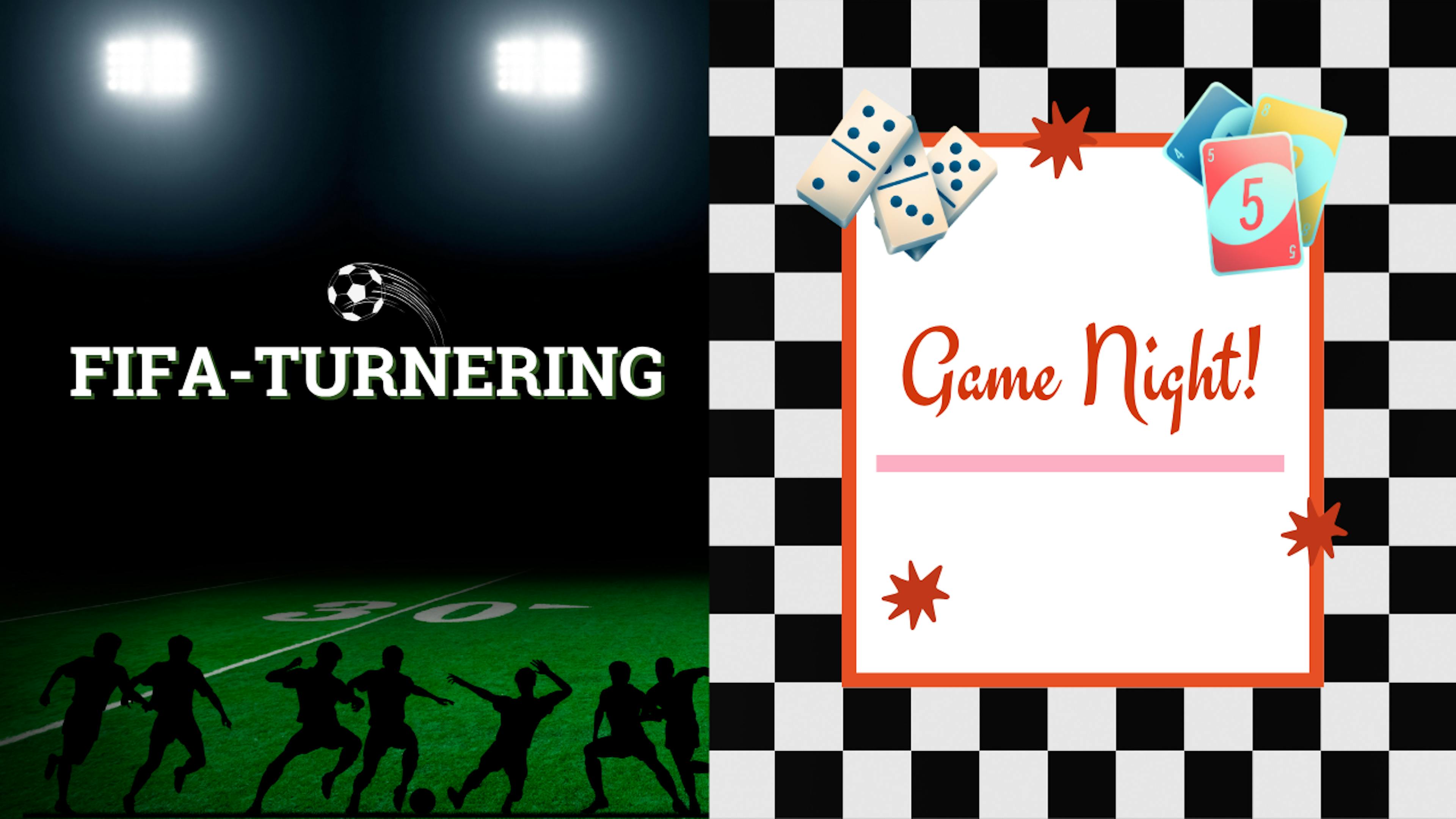 Green White Simple Footbal Match Poster
