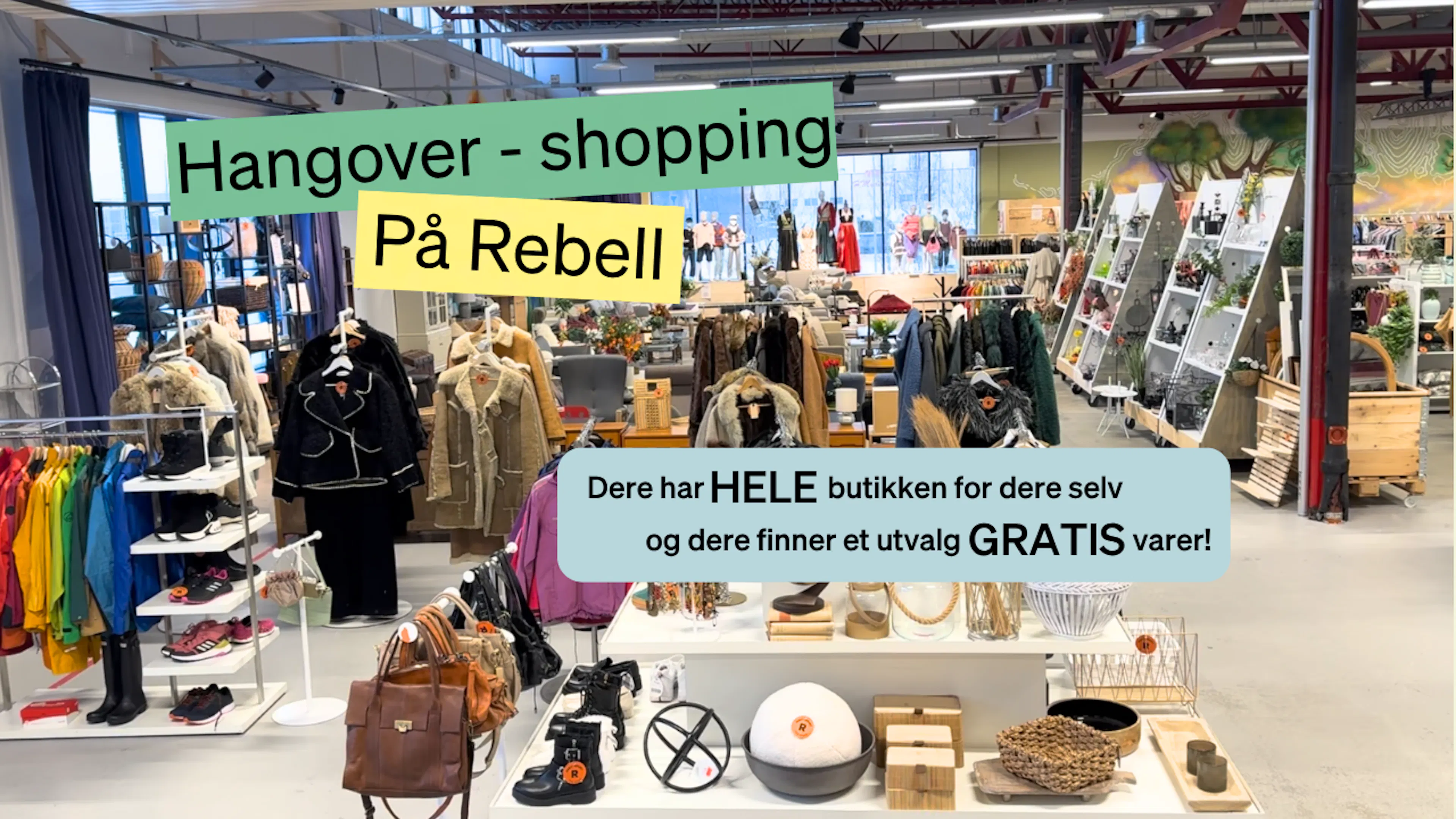 Hangover shopping skjermer