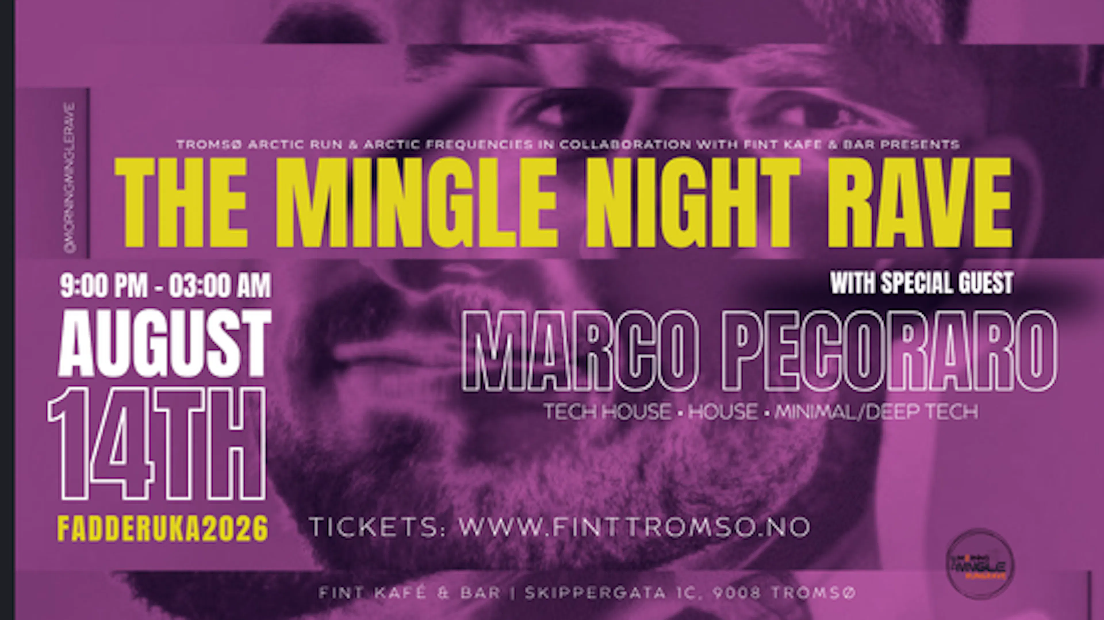 NIGHT MINGLE RAVE BANNER FADDERUKA