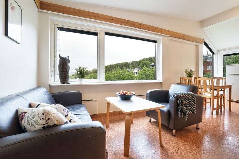 Ovre breivang bolig Tromso leilighet stue