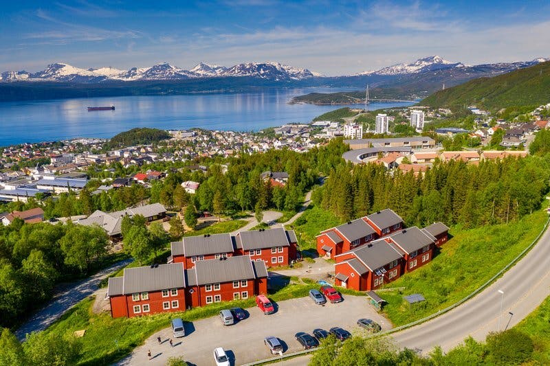 Sildretunet bolig Narvik leilighet ute drone 2