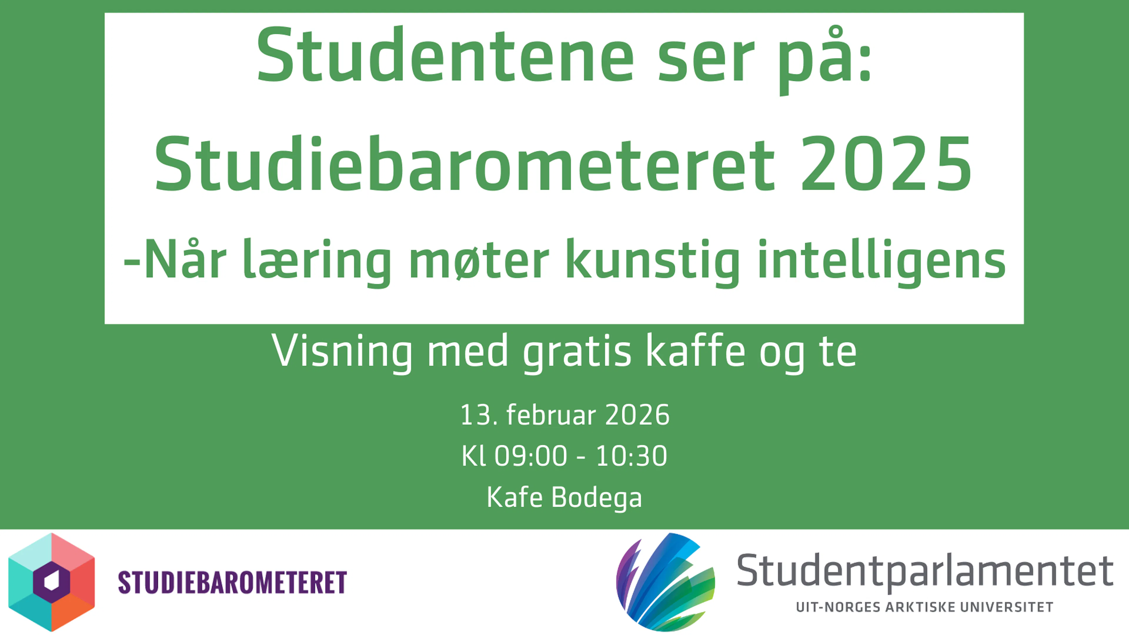 Studiebarometeret studenter ser på