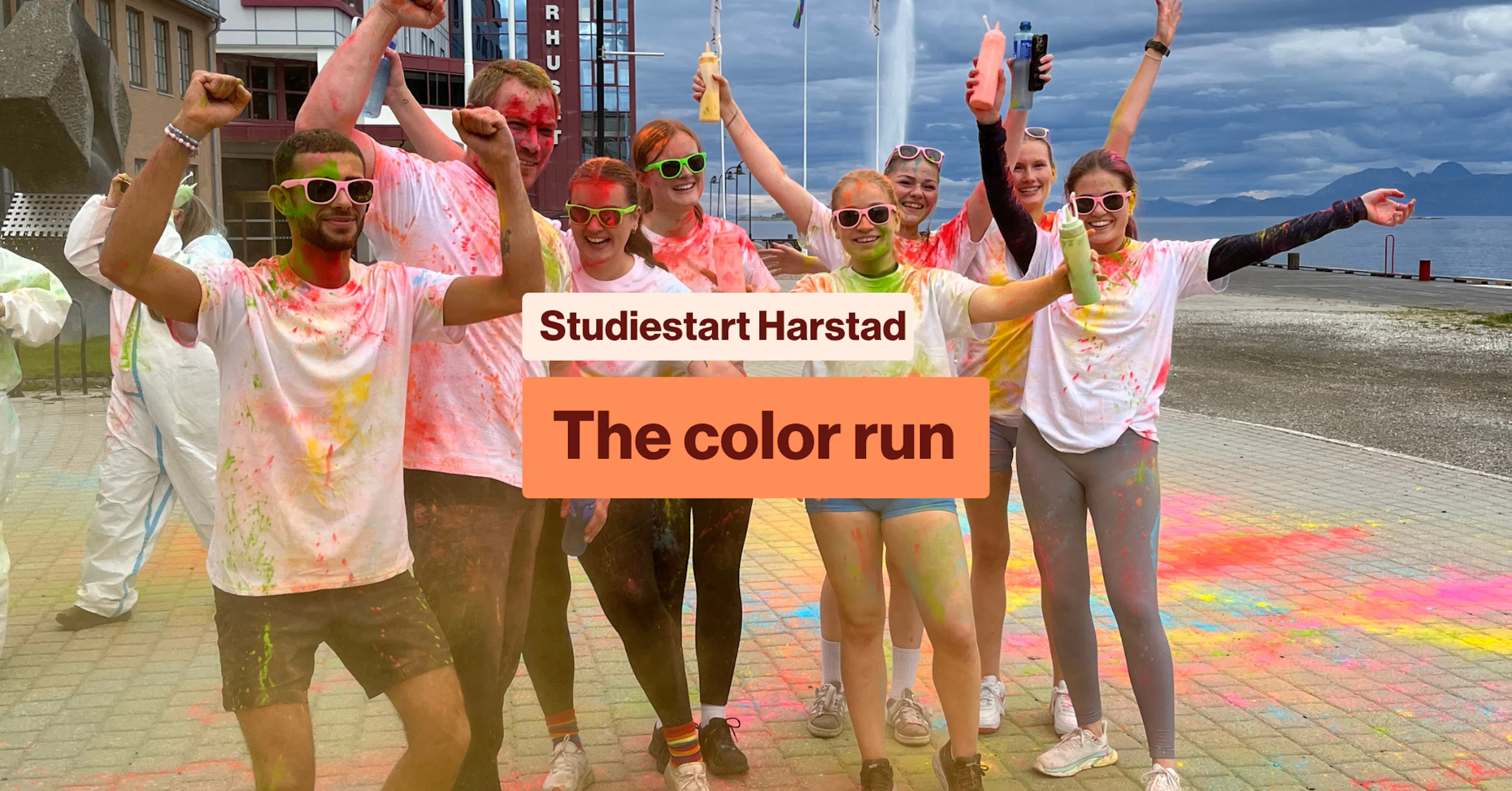 Color run banner