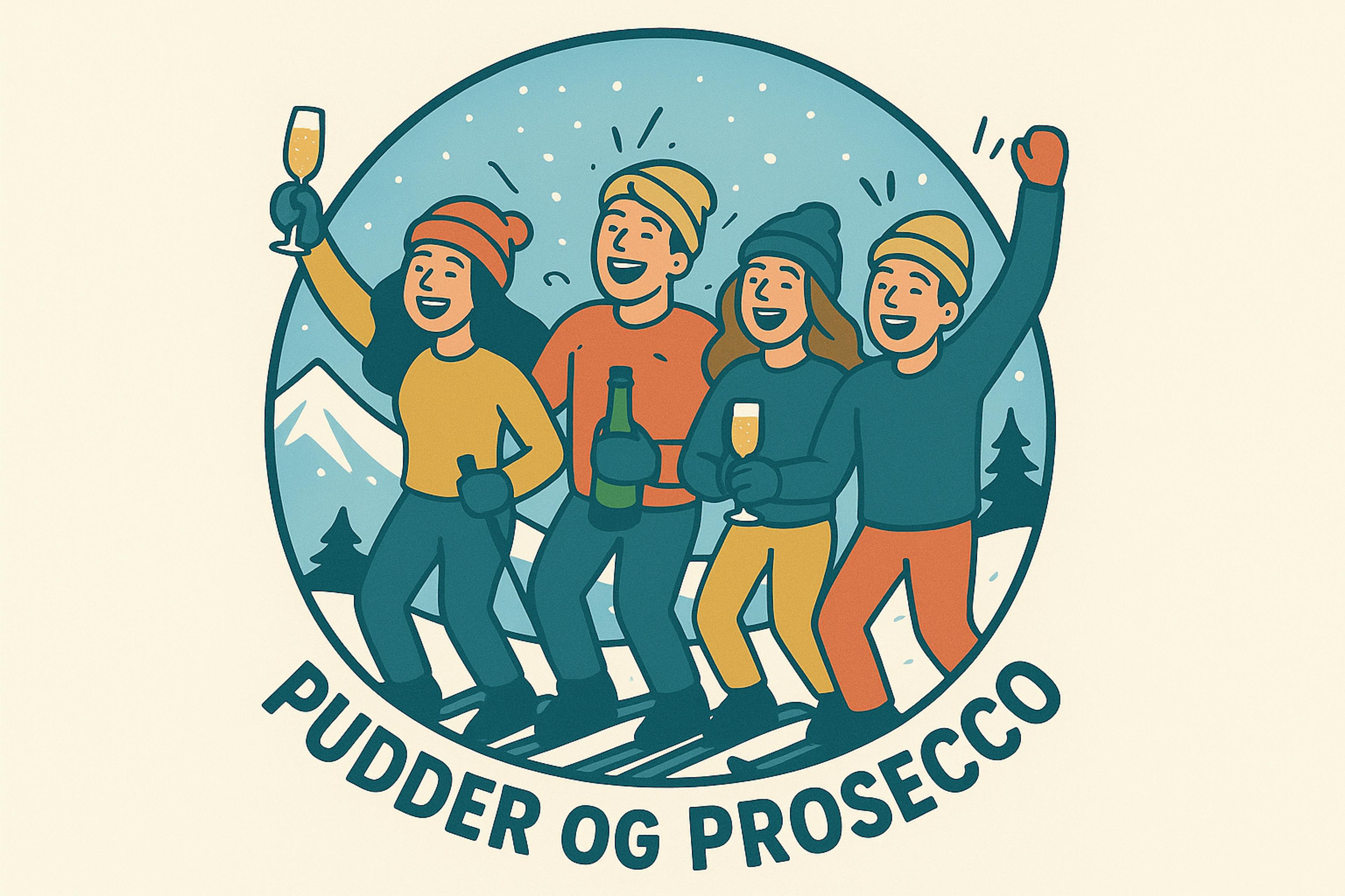 Pudder og prosecco