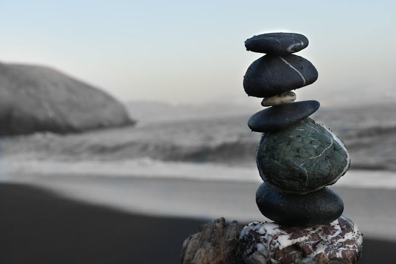 Stein helse strand balanse