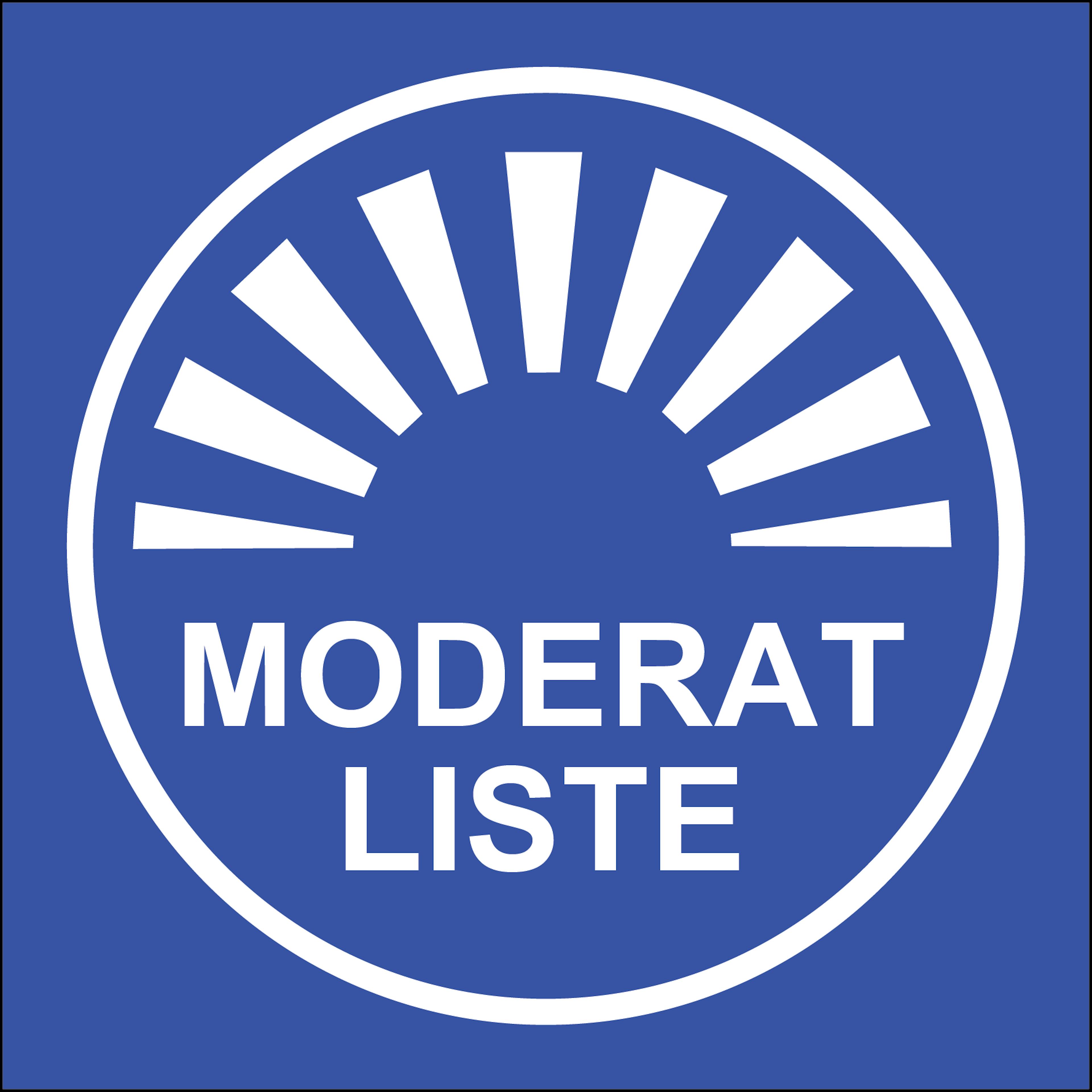 Moderat Liste logo